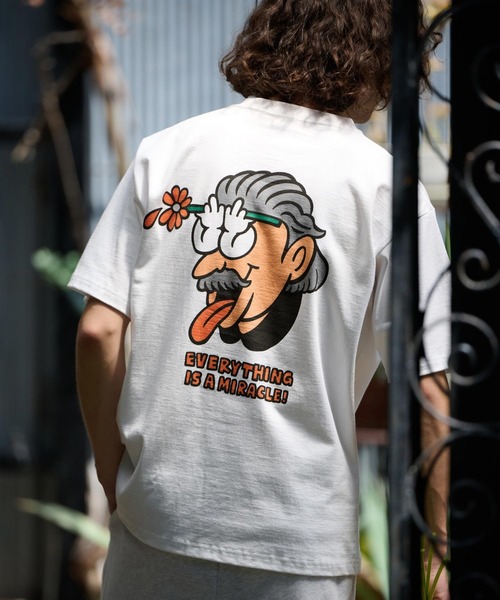 UN-FILLED tシャツ mt9099- GERBERA HAND POP ART -HEAVY WEIGHT