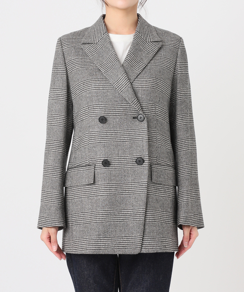 journal standard LESSAGE チェックダブルジャケット 38 journal standard L'essage（ジャーナルスタンダードレサージュ