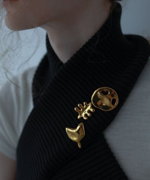 IRIS 47　vert brooch　ブローチ IRIS47 ブローチ 「IRIS 47」vert brooch/ベール レディース
