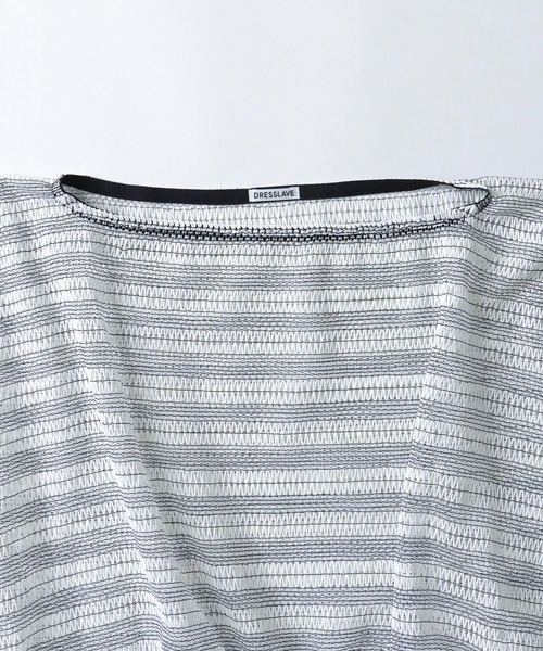 ブラウス シャツ sheer mesh border butterfly blouse(シアーメッシュボーダバタフライブラウス) レディース DRESSLAVE ブラウス シャツ sheer mesh border butterfly blouse