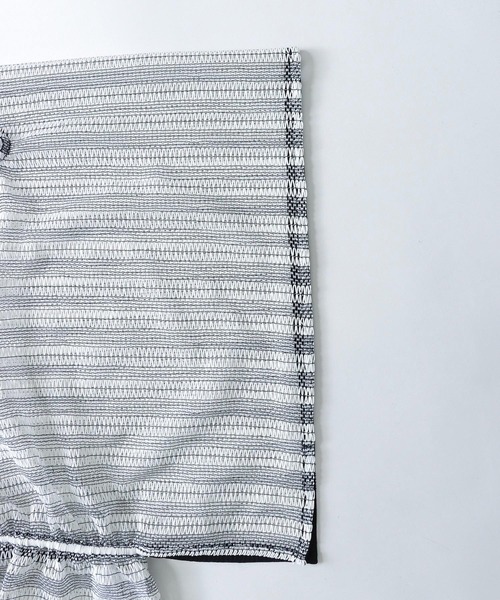 ブラウス シャツ sheer mesh border butterfly blouse(シアーメッシュボーダバタフライブラウス) レディース DRESSLAVE ブラウス シャツ sheer mesh border butterfly blouse