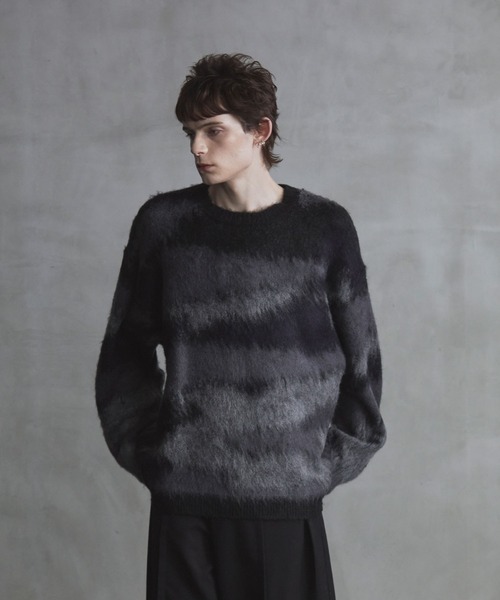 CIASENSE セーター ニット abstract loose shaggy knit