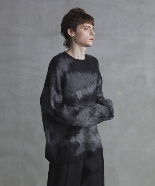 CIASENSE セーター ニット abstract loose shaggy knit
