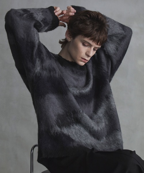 CIASENSE セーター ニット abstract loose shaggy knit