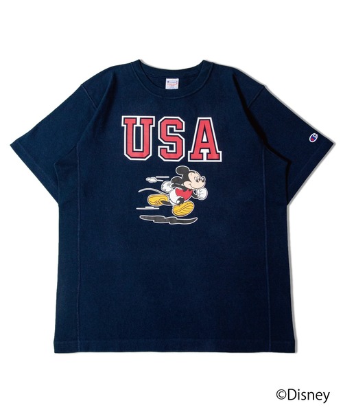 Champion tシャツ CH-REVERSE WEAVE SS-TEE「ミッキー」 メンズ