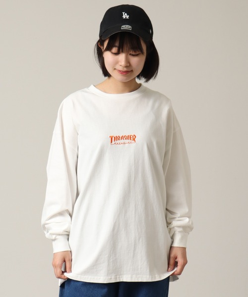 即納！最大半額！ THRASHER tシャツ 「THRASHER/スラッシャー」バックプリント トップス