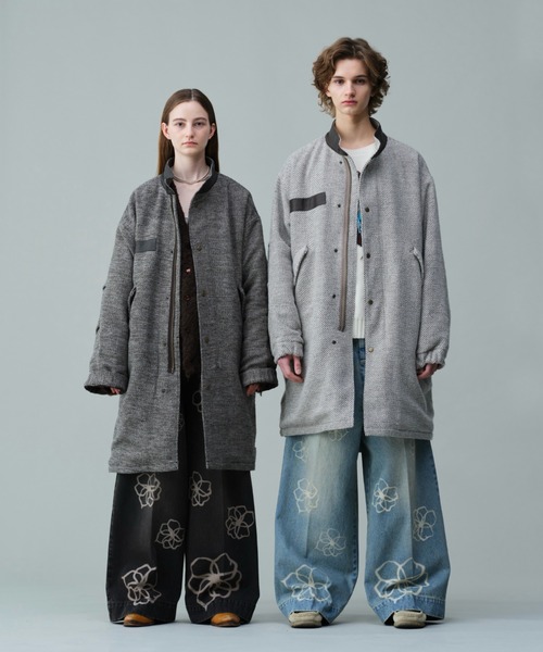 ジャケット・アウター soerte m65 soerte コート ジャケット × camphor wood / M65 LOOSE TWEED