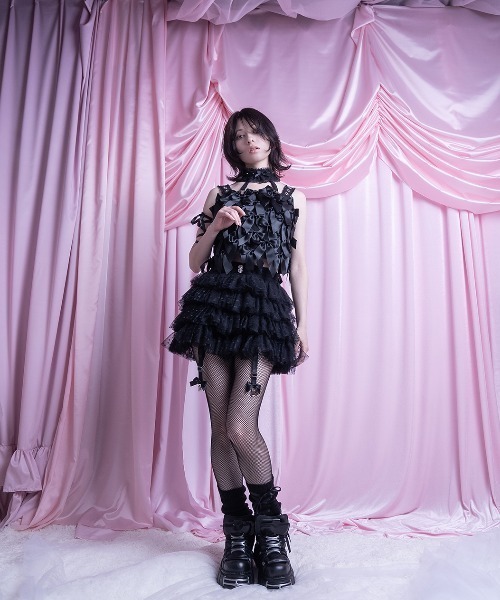 AVENCHUMU Lethal ribbon tops レディース : ZOZOTOWN Yahoo!店