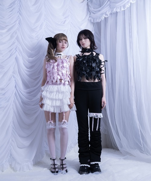 AVENCHUMU Lethal ribbon tops レディース : ZOZOTOWN Yahoo!店