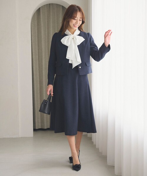 Feroux（フェルゥ） セットアップ 「洗える」パールボタンジャケット