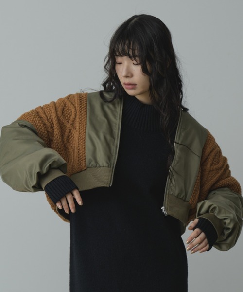 ma1 ma-1 knit docking MA-1/ニットドッキングMA-1 レディース