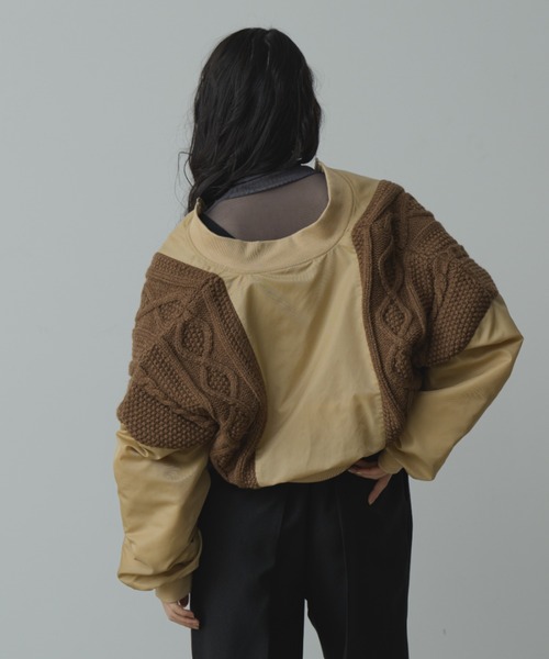 ma1 ma-1 knit docking MA-1/ニットドッキングMA-1 レディース