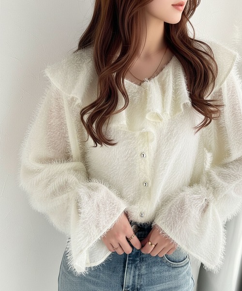 mily bilet ブラウス シャツ 「mily bilet」ふんわり愛らしさを纏う 