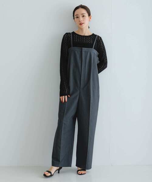 URBAN RESEARCH サロペット オーバーオール Iラインベア