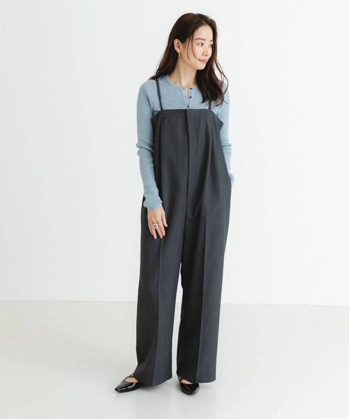 URBAN RESEARCH サロペット オーバーオール Iラインベア