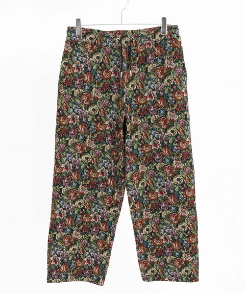CAMBIO パンツ mp13116-Botanical Gobelin Wide Straight Pants