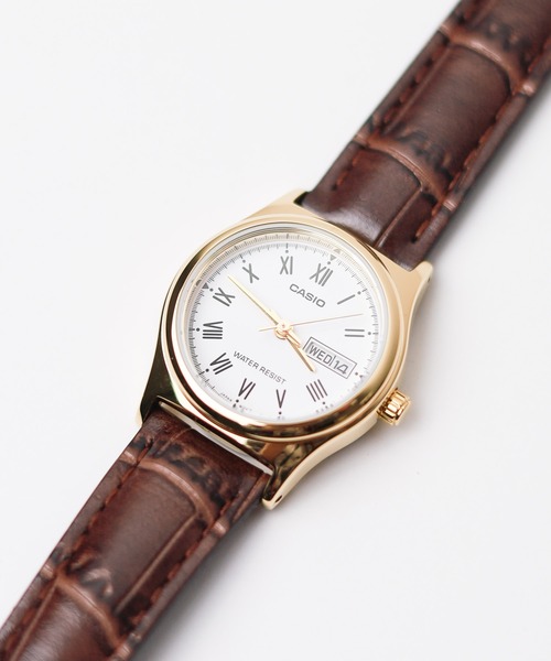 CASIO（カシオ） 腕時計 /CASIO/クラシック デイデイト ラウンド GD BR