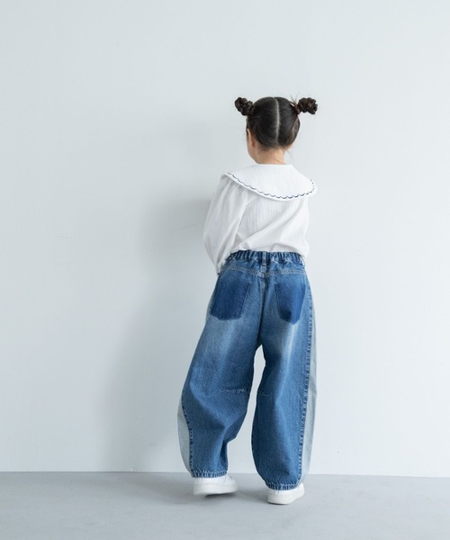 LOWRYS FARM（ローリーズファーム） ブラウス シャツ フラワーシシュウ