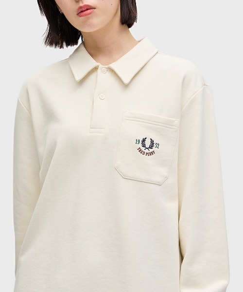 FRED PERRY : Champion スウェット FRED PERRY トレーナー スウェット Embroidered Champion