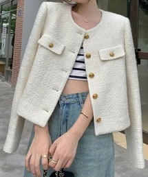 SEU ジャケット ノーカラージャケット 「お気に入り2万突破！」ノー