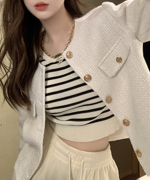 SEU ジャケット ノーカラージャケット 「お気に入り1万突破！」ノー