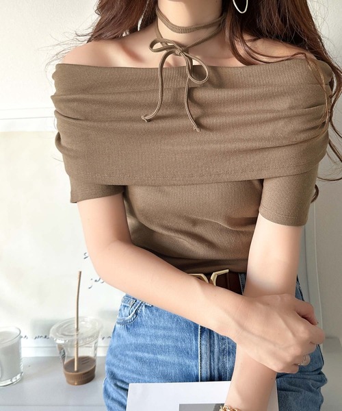 DECOLLTE ACCESSORY トップス classicalelf（クラシカルエルフ） tシャツ 視線を奪う、美デコルテ