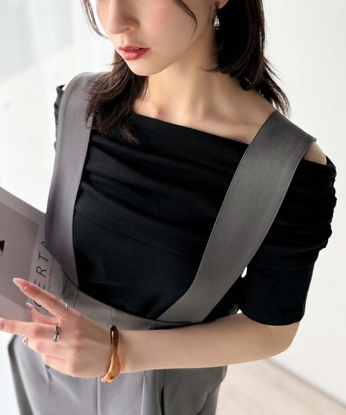 DECOLLTE ACCESSORY トップス デコルテタックフロッキーチュールトップス（FRAY I.D）｜ルミネの