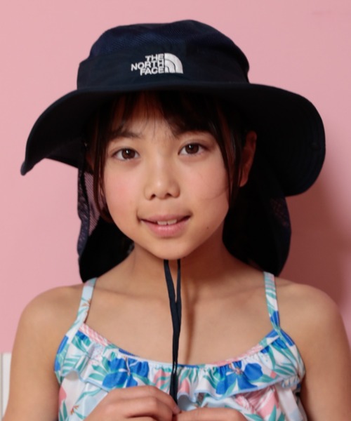 ノースフェイス uvカット 帽子 ハット キッズ 子供 男の子 女の子の画像