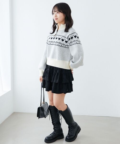 MAJESTIC LEGON（マジェスティックレゴン） ニット セーター ハート