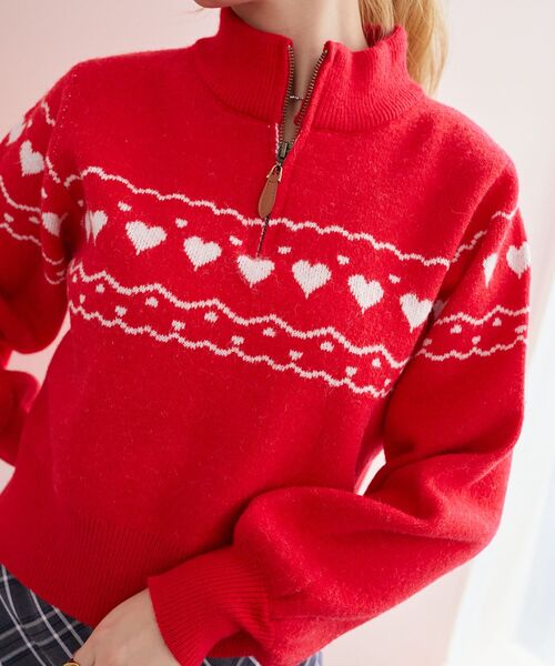 MAJESTIC LEGON（マジェスティックレゴン） ニット セーター ハート