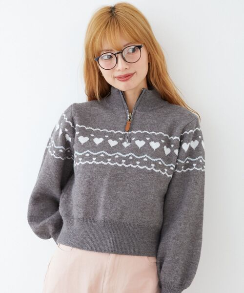 MAJESTIC LEGON（マジェスティックレゴン） ニット セーター ハート