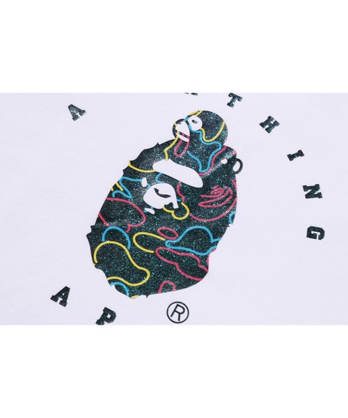 A BATHING APE（アベイシングエイプ） tシャツ NEON CAMO MILO ON APE