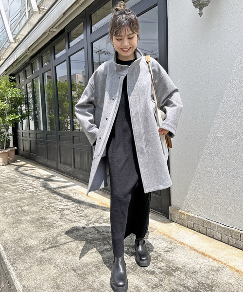 スピックアンドスパン レディース コート ネイビー Spick＆Span（スピック アンド スパン） 「Spick & Span」 コート 36