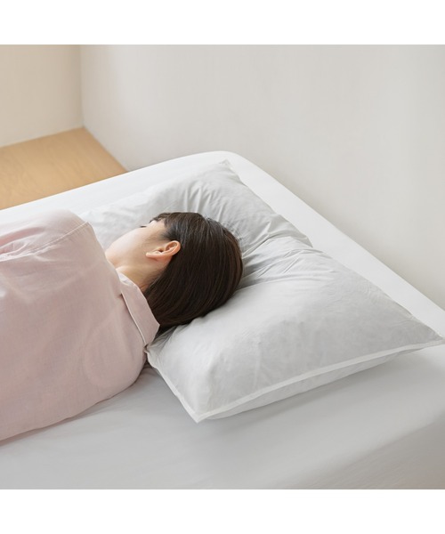 無印良品（MUJI） ベッド 寝具 防ダニ 羽根まくら 50×70cm