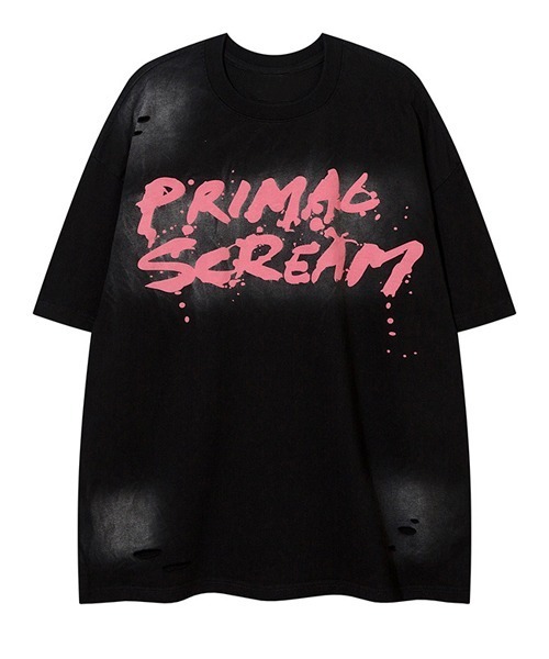 Ressaca（レサーカ） tシャツ オーバーサイズユーズド加工ダメージ