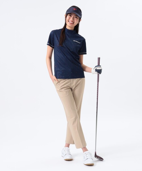 BEAMS GOLF tシャツ 「吸水速乾/UVカット/伸縮性」「WOMEN