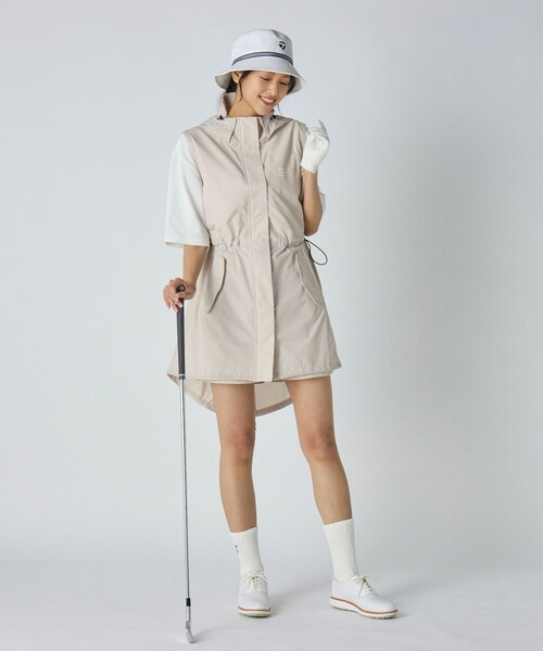 TaylorMade レディースゴルフワンピース XS ベージュ Amazon.co.jp: テーラーメイド(TAYLOR MADE) ラインドワンピース