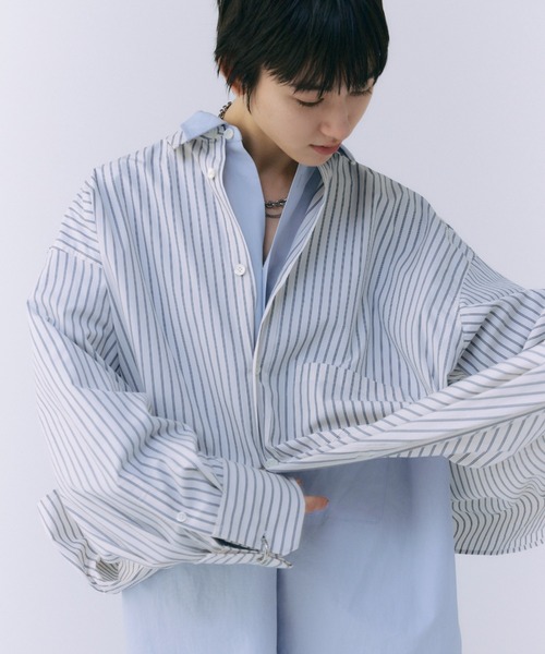 JOSEMOON STRIPE SHIRT/ジョゼムーンストライプシャツ