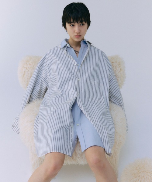 JOSEMOON STRIPE SHIRT/ジョゼムーンストライプシャツ