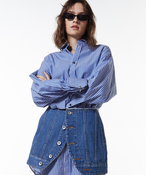 JOSE MOON（ジョゼムーン） ブラウス シャツ JOSEMOON STRIPE SHIRT