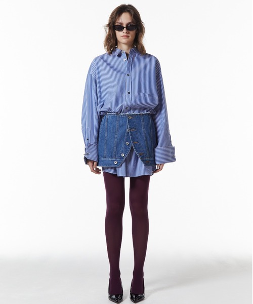JOSE MOON ブラウス シャツ JOSEMOON STRIPE SHIRT/ジョゼムーン
