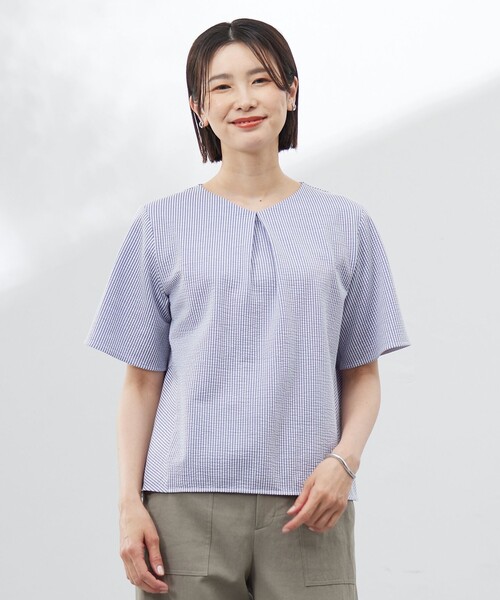 tシャツ 「洗える・抗菌防臭・吸水速乾」サッカージャージー ペプラム カットソー レディース tシャツ 「洗える・抗菌防臭・吸水速乾」サッカージャージー