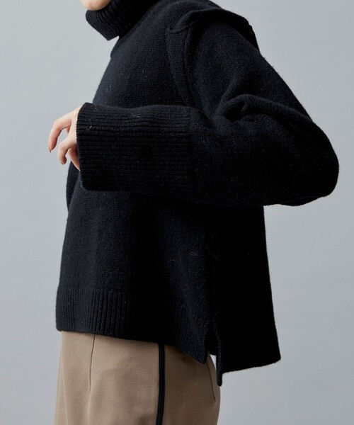 「WRAPINKNOT」 長袖ニット 0 ブラック レディース_画像3