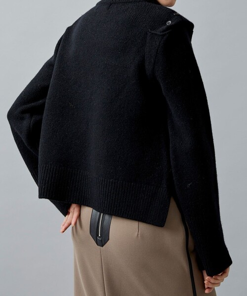 「WRAPINKNOT」 長袖ニット 0 ブラック レディース_画像4