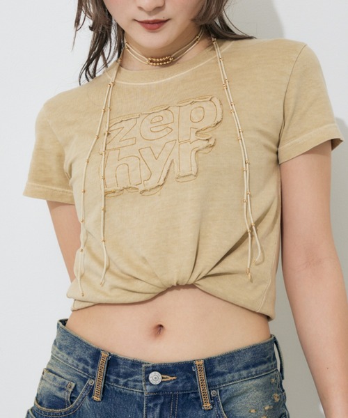 tシャツ 「限定カラーあり」PATCH LOGO COMPACT T/SH パッチロゴ コンパクト Tシャツ 半袖 夏服 レディース