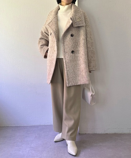 COLLAGE GALLARDAGALANTE コート ライトグレー フリー COLLAGE GALLARDAGALANTE（コラージュ ガリャルダガランテ） コート