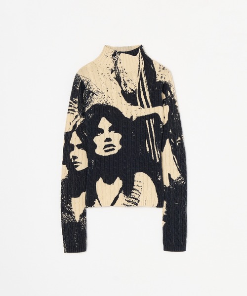 BEEDEN ニット セーター FACE PRINT KNIT レディース : ZOZOTOWN Yahoo