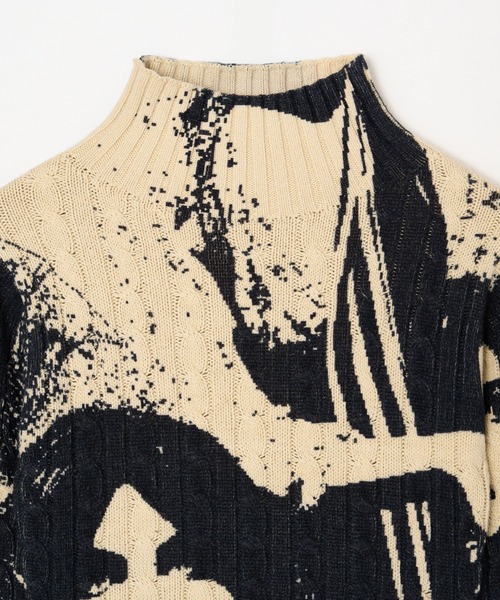 BEEDEN ニット セーター FACE PRINT KNIT レディース : ZOZOTOWN Yahoo