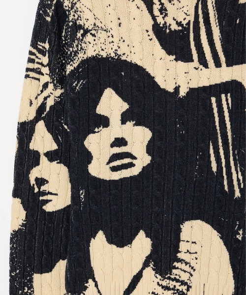 BEEDEN ニット セーター FACE PRINT KNIT レディース : ZOZOTOWN Yahoo