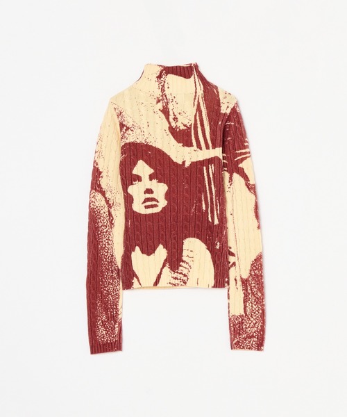 BEEDEN ニット セーター FACE PRINT KNIT レディース : ZOZOTOWN Yahoo